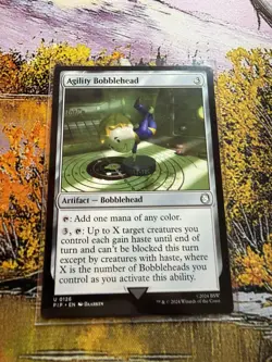 MTG - Universes Beyond: Fallout - Agility Bobblehead - NM - NF - Image 5