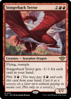 x4 Stingerback Terror OTJ MTG 147 RARE M/NM 4x - Image 1