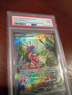 Pokemon Koraidon EX 247/198 SVI EN Special Illustration Rare PSA 9 Mint - Image 2