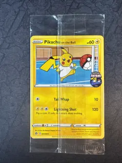 Sealed Pikachu on the Ball Pokemon Futsal 001/005 Pokemon - Image 1