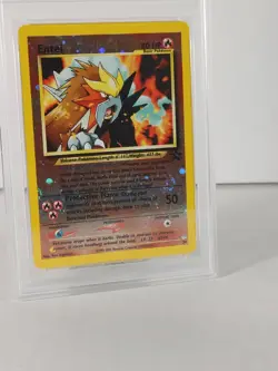 Entei - Reverse Foil - Pokemon 3 Movie Promo 2001 - #34 - PSA 5 - Image 4