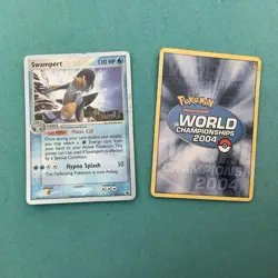 Swampert EX 95/95 And 13/109 Pokemon 2004 World Championship Pokemon TCG - Image 5
