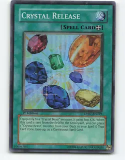 Crystal Release #DP07-EN019 super rare 1st ed. Yugioh Card - Image 1
