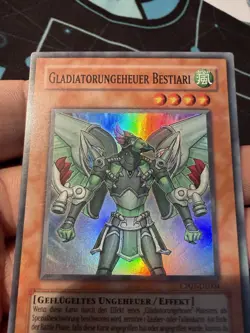 Yu-Gi-Oh Gladiator Beast Bestiari Super Rare CP07-EN004 CP07-DE004 German VLP - Image 5