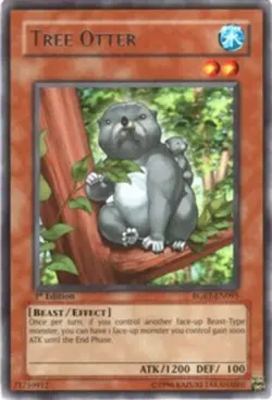 Tree Otter - RGBT-EN095 - Rare - Unlimited Edition Lightly Played Raging Battle - Image 1