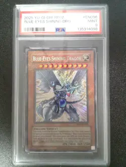Blue-Eyes Shining Dragon - RP02-EN096 Retro Pack 2-Unlimited Edition PSA 9 Mint - Image 1