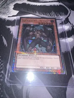 Yu-Gi-Oh Destiny Hero - Malicious RA03-EN003 Quarter Century Secret Rare 1st Ed - Image 1