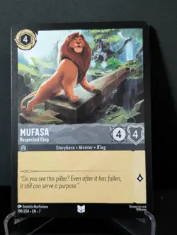 Mufasa - Respected King - Archazia's Island - 196/204 Lorcana Uncommon Non Foil - Image 1