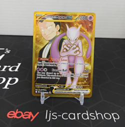 Team Rocket's Mewtwo ex Destined Rivals 240/182 Holo NM Pokemon Card T1 - Image 1