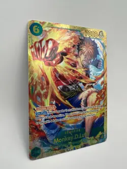 Monkey.D.Luffy OP13-118 SEC Foil One Piece Card Game English NM+ - Image 3