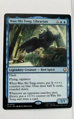 MTG TLA “Wan Shi Tong, Librarian” M0078 Mythic NM Fresh Pull Magic Card Avatar - Image 1
