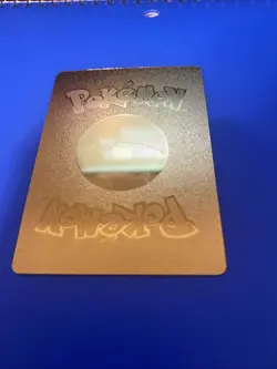 Pokemon Mega Mecha Pikachu EX Gold Foil Fan Art Card- NM - Image 2