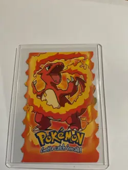 1999 Charmeleon 05 Topps Die Cut Embossed 5 of 12 Pokemon Card LP - Image 1