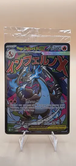 Mega Charizard X EX Promo #23 + Oricorio Promo – Sealed Pokemon TCG 2-Card Promo - Image 1