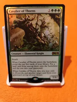 MTG Foil Cavalier of Thorns Core Set 2020 167/280 - Image 1