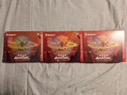 MTG Avatar The Last Airbender (Collector Booster Omega Pack) Lot of 3 - Image 1