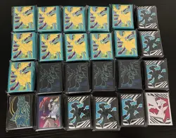 Lot of Pokemon TCG Deck Sleeves and Damage Counters From ETBs - Image 1