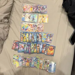 Pokemon TCG 50 Holo & Full Art Cards Lot Insane Lot all Near Mint - Image 1