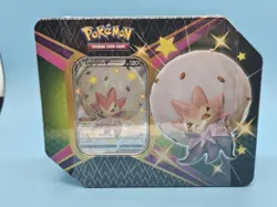 Pokemon TCG Eldegoss V Shining Fates Factory Sealed Booster Tin Box Shiny Vault - Image 1