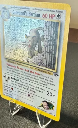 Pokemon Giovanni's Persian 8/132 Gym Challenge Holo Rare Unlimited - Excellent - Image 4
