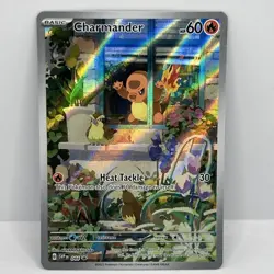 Pokemon Charmander TCG Scarlet & Violet Promo 044 Full Art Holo - Image 1