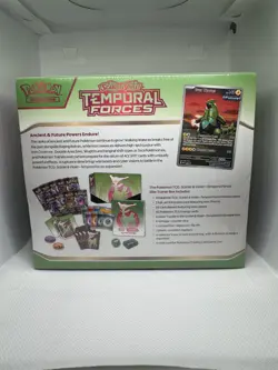 Pokemon Scarlet & Violet Temporal Forces Elite Trainer Box Iron Leaves Ex Sealed - Image 2