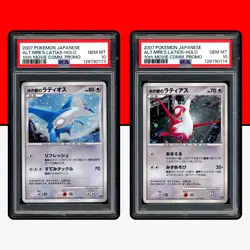 Pokemon PSA 10 SET Alto Mare's Latias Latios Holo 10th Movie Promo Japanese - Image 1