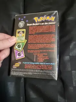 Pokemon Team Rocket TROUBLE Theme Deck Factory Sealed DAMAGED BOX Vintage 2000 - Image 5