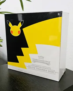 Pokemon TCG: Celebrations ETB Pokemon Center Elite Trainer Box - New and Sealed 820650809866 - Image 1