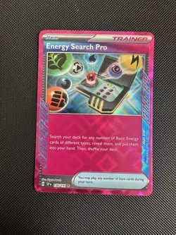 Pokemon Surging Sparks Energy Search Pro 176/191 Holo Ace Spec Rare SSP - Mint - Image 1