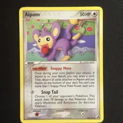 Aipom 34/115 Common Regular | EX Unseen Forces 2005 | Pokemon TCG English | LP - Image 1