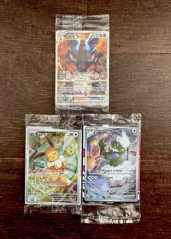 Pokemon TCG Sealed ETB Promo Eevee (173) Lucario SWSH291 Tornadus (210) Lot of 3 - Image 1