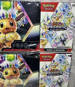 4x Lot - Sam’s Club Pokemon Prismatic Evolutions Surprise Box & Booster Bundle - Image 3