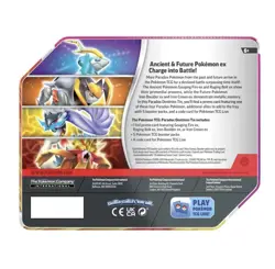 Pokemon TCG: Paradox Destinies Tin - Iron Boulder EX - SEALED - NEW - Image 2