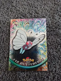 Butterfree HOLO Foil Topps Pokemon #12 Blue Label 1999 Topps TV Animation - Image 1