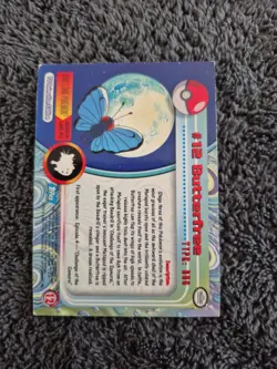 Butterfree HOLO Foil Topps Pokemon #12 Blue Label 1999 Topps TV Animation - Image 2