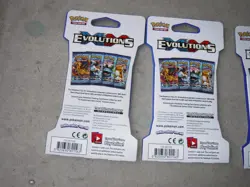 POKEMON XY EVOLUTIONS SLEEVED BOOSTER PACKS 4 CHARACTER SET BLISTER PACK 2016 - Image 5