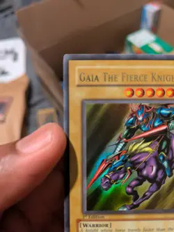 Yu-Gi-Oh! Gaia The Fierce Knight Lob-E004 1st Edition Near Mint - Image 3