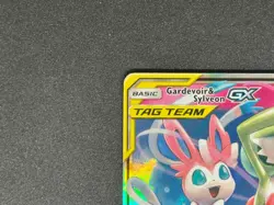 Gardevoir & Sylveon GX (130/214) Unbroken Bonds Tag Team Holo Pokemon Card! - Image 3