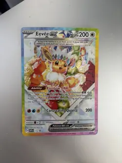 Pokemon TCG Eevee EX 174 Prismatic Evolutions Black Star Promo Card - Image 1