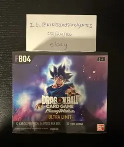 Dragon Ball Card Game Fusion World Ultra Limit FB04 Booster Box ENGLISH - Image 1