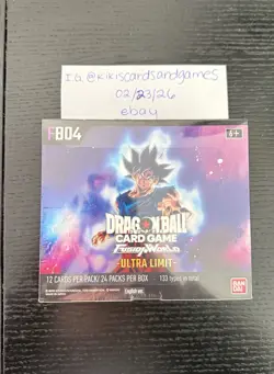 Dragon Ball Card Game Fusion World Ultra Limit FB04 Booster Box ENGLISH - Image 2
