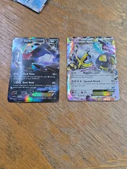 2016 Pokemon TCG Steelix EX Full Art Rare Holo Card 108/114 - Image 3