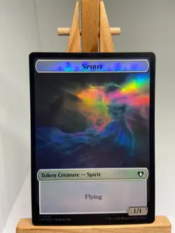 Cat + Spirit - Double Sided Foil Token - Commander Masters - NM - MTG - Image 2