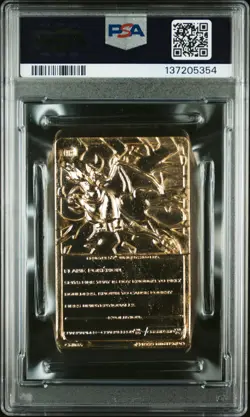 1999 BURGER KING POKEMON GOLD CARDS CHARIZARD PSA 9 - Image 2
