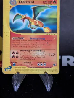 Charizard Non Holo E-Reader 40/165 Pokemon Expedition HP/DMG - Image 3