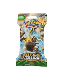 Pokemon TCG 2016 XY Fates Collide Sleeved Single Booster Pack - Image 1