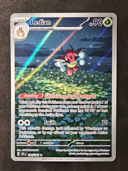 Pokemon TCG Ledian Illustration Rare SV07: Stellar Crown 144/142 NM (1D) - Image 1