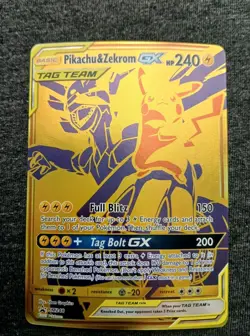 Pokemon TCG Pikachu & Zekrom GX SM248 Sun & Moon Black Star Promo MINT - Image 1