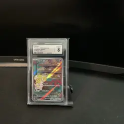 CGC 8 Fidough 085/078 Art Rare Holo Scarlet EX Pokemon Japanese - Image 1
